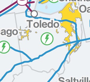 Ohio map