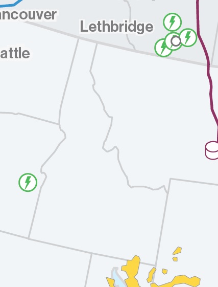 Map of Idaho