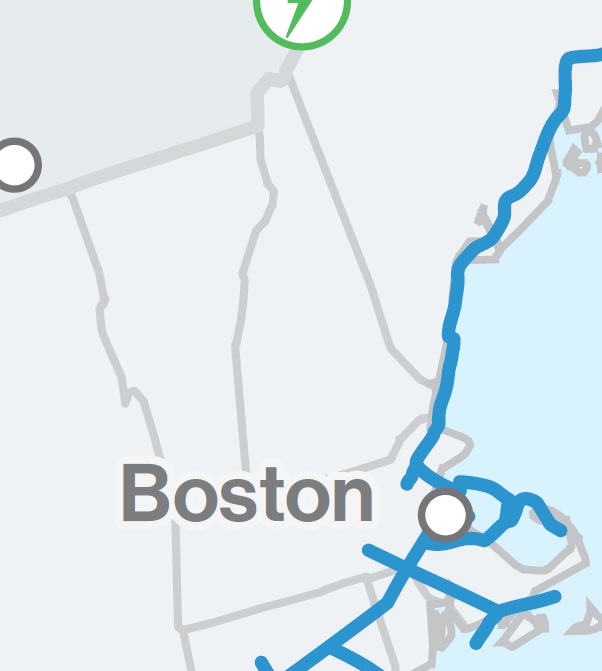 New Hampshire map