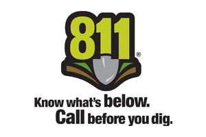 811 Call before you dig
