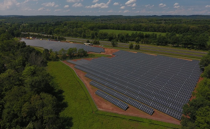 Lambertville solar farm