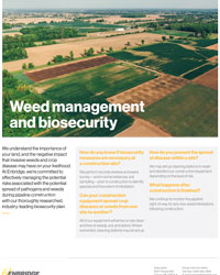 Weed Management and Biosecurity