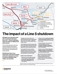 Map of crude oil transportation lines