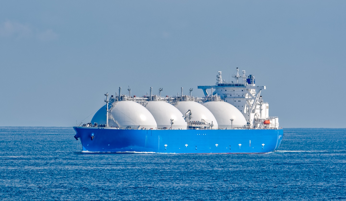 LNG carrier at sea