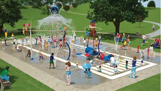 Splash park Cold Lake