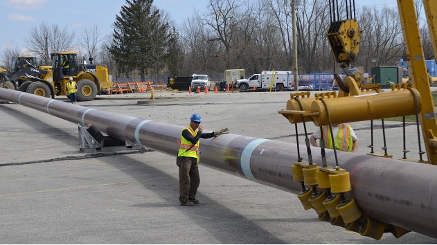 St. Clair River drilling project