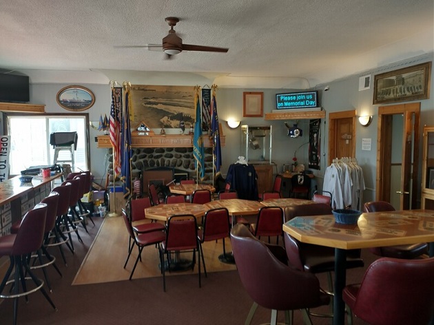 Interior of a renovated lounge