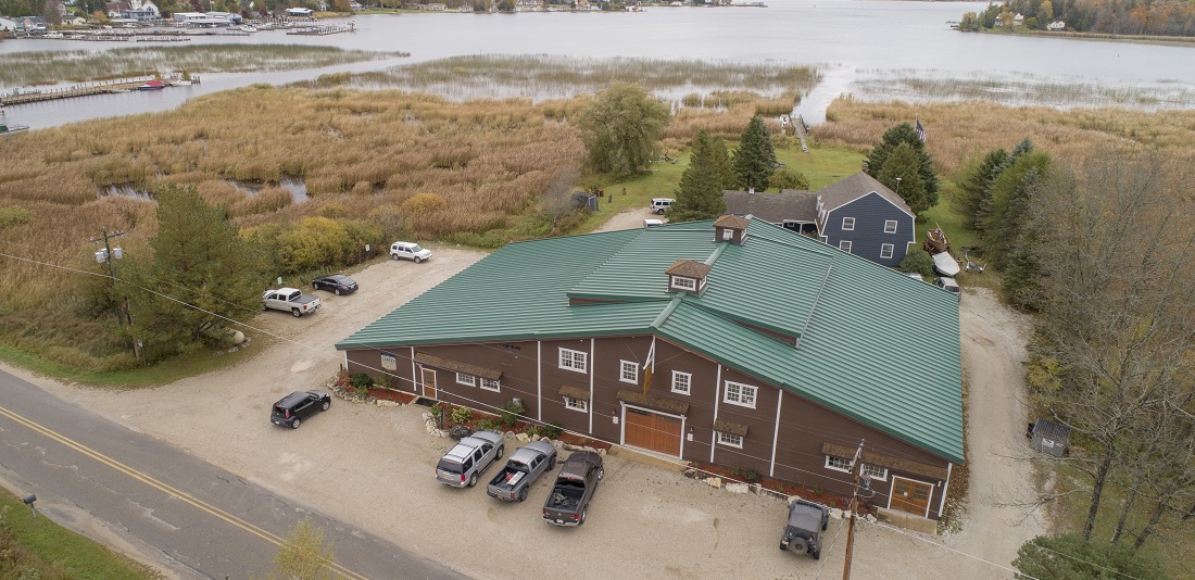 Building on a shoreline