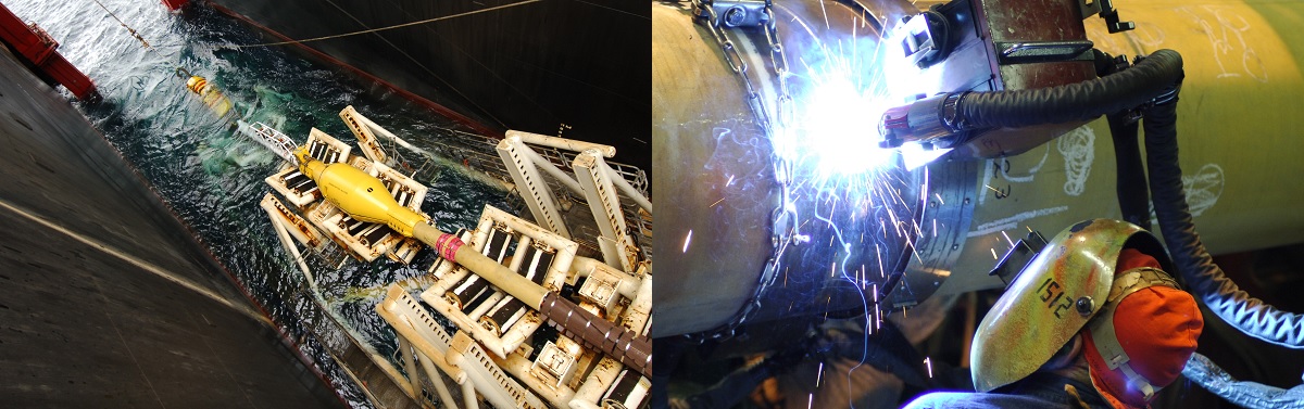 Pipeline welding and a pipeline drill bit