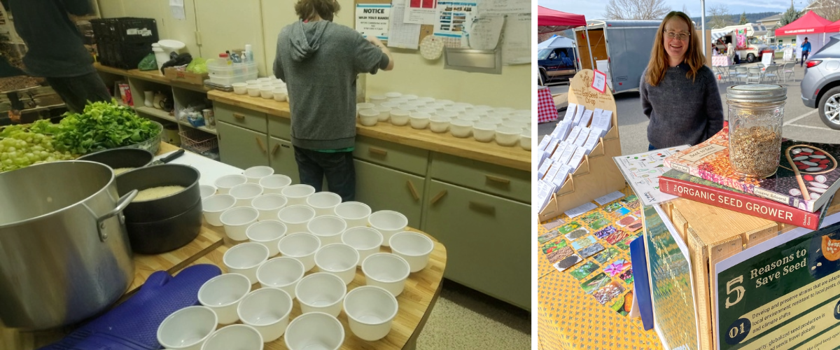 Volunteers at Cariboo Food Hub